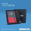 3 in 1 Gift Set (Notebook + Metal Pen + Wireless Earbuds)