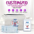 Care Pouch With Hand Sanitizer and 3 ply Face Mask